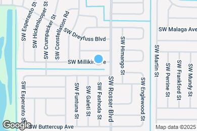 Map image of the property - 1726 SW Millikin Ave