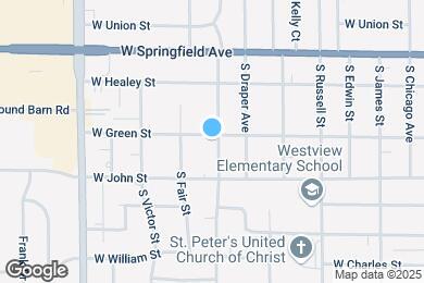 Map image of the property - 1511 W Green St
