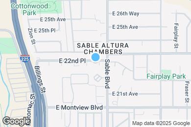 Map image of the property - 14404 E 22nd Pl