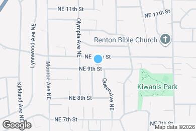 Map image of the property - 3600 NE 9th St