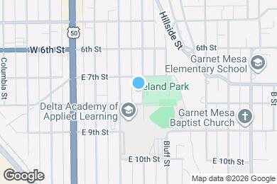 Map image of the property - 735 Howard St