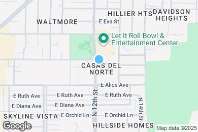 Map image of the property - 1207 E Townley Ave