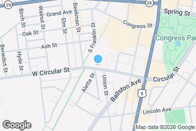 Map image of the property - 99 W Circular St