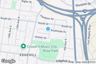 Map image of the property - 1002A Southside Ave