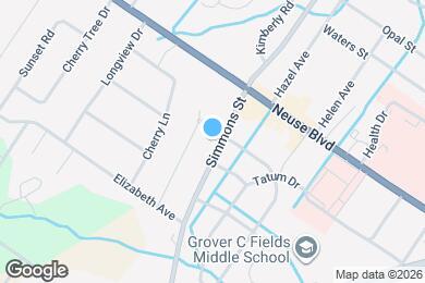 Map image of the property - 1107 Simmons St