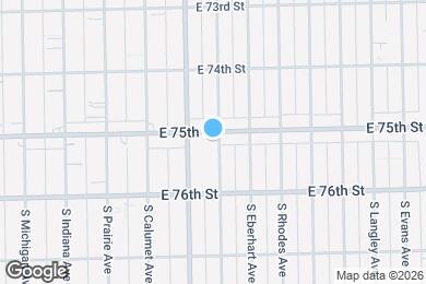 Map image of the property - 7506 S Vernon Ave