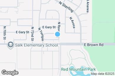 Map image of the property - 7346 E Greenway St