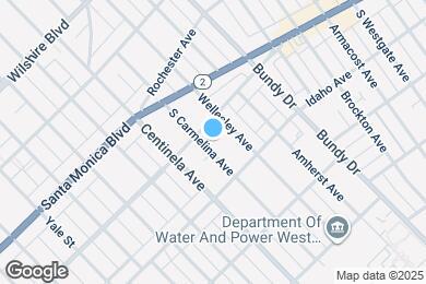 Map image of the property - 1518 S Carmelina Ave