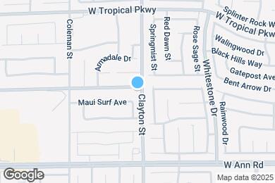 Map image of the property - 2019 W El Campo Grande Ave