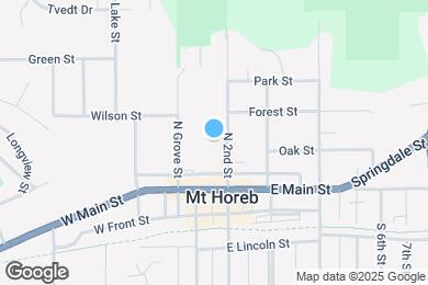 Map image of the property - 116 N 2nd St