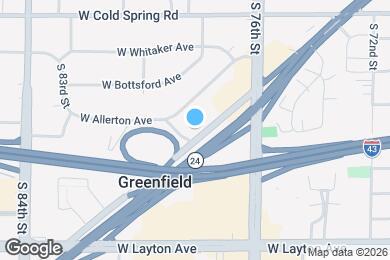 Map image of the property - 7802 W Forest Home Ave