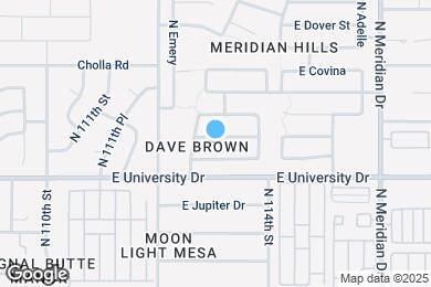 Map image of the property - 11259 E Caballero St