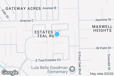 Map image of the property - 1039 N Teal Estates Cir