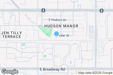 Map image of the property - 1443 E Cedar St