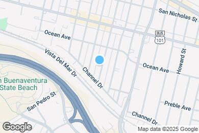 Map image of the property - 507 San Clemente St