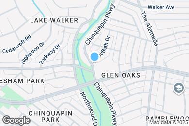 Map image of the property - 6103 Chinquapin Pkwy