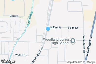 Map image of the property - 2074 N Gregg Ave