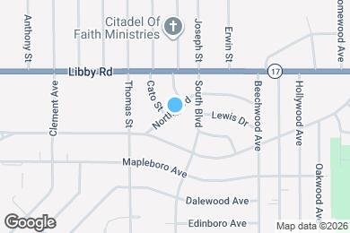 Map image of the property - 18020 North Blvd