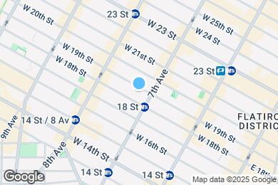 Map image of the property - 210 W 19th St