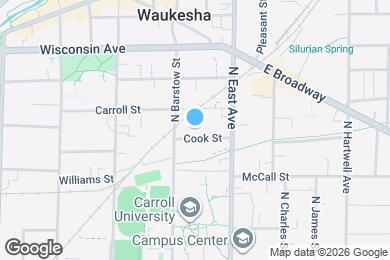 Map image of the property - 128 Cook St