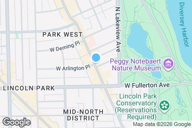 Map image of the property - 2467 N Clark St