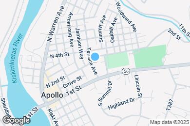 Map image of the property - 109 Terrace Ave