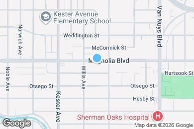 Map image of the property - 14728 Magnolia Blvd