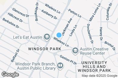 Map image of the property - 6200 Hickman Ave