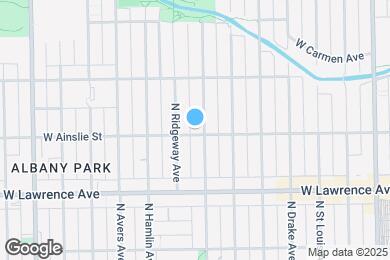 Map image of the property - 3708 W Ainslie St