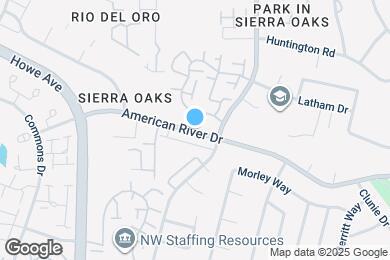 Map image of the property - 2491 American River Dr