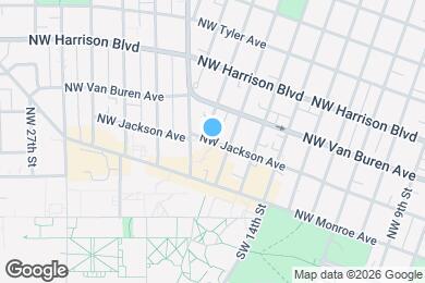 Map image of the property - 1677 NW Jackson Ave