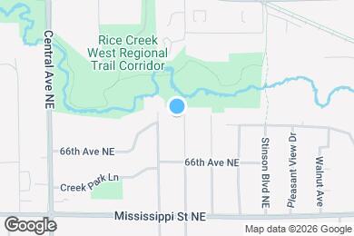 Map image of the property - 6680 Anoka St NE
