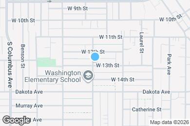 Map image of the property - 423 S Peach St