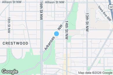 Map image of the property - 1439 Taylor St NW