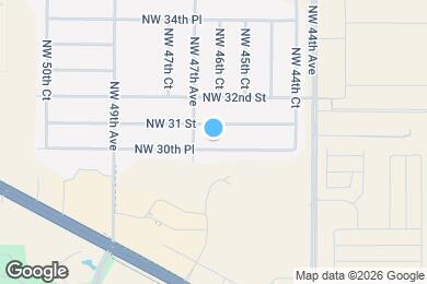 Map image of the property - 4645 NW 30th Pl
