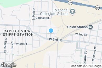 Map image of the property - 1911 W 2nd St