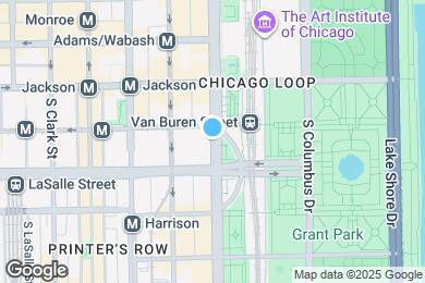 Map image of the property - 1135 S Michigan Ave