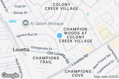 Map image of the property - 16837 Kettle Creek Dr