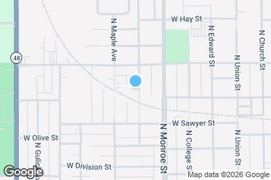 Map image of the property - 2017 N Graceland Ave