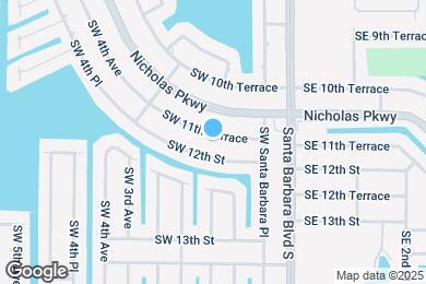 Map image of the property - 130 SW 11th Terrace