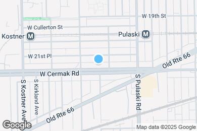 Map image of the property - 4122 W Cermak Rd