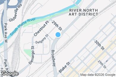 Map image of the property - 2590 Brighton Blvd