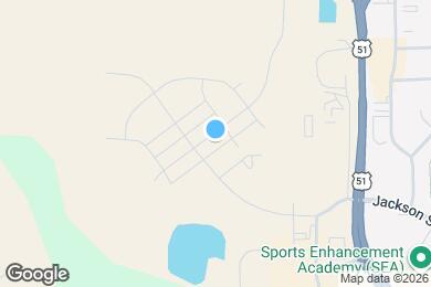 Map image of the property - 513 Oak Opening Dr