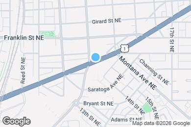 Map image of the property - 1311 Rhode Island Ave NE