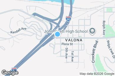 Map image of the property - 1613 Pomona St