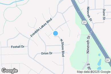 Map image of the property - 656 N Shore Blvd