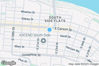 Map image of the property - 105 S 22nd St