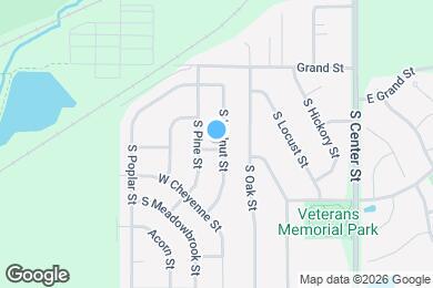 Map image of the property - 592 S Walnut St