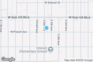 Map image of the property - 1119 S 6th Ave