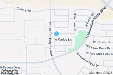 Map image of the property - 3854 W Carlos Ln